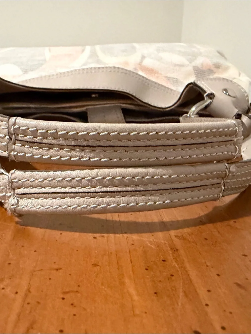 Coach SoHo Optic Lynn Signature Hobo Bag with Leather Trim